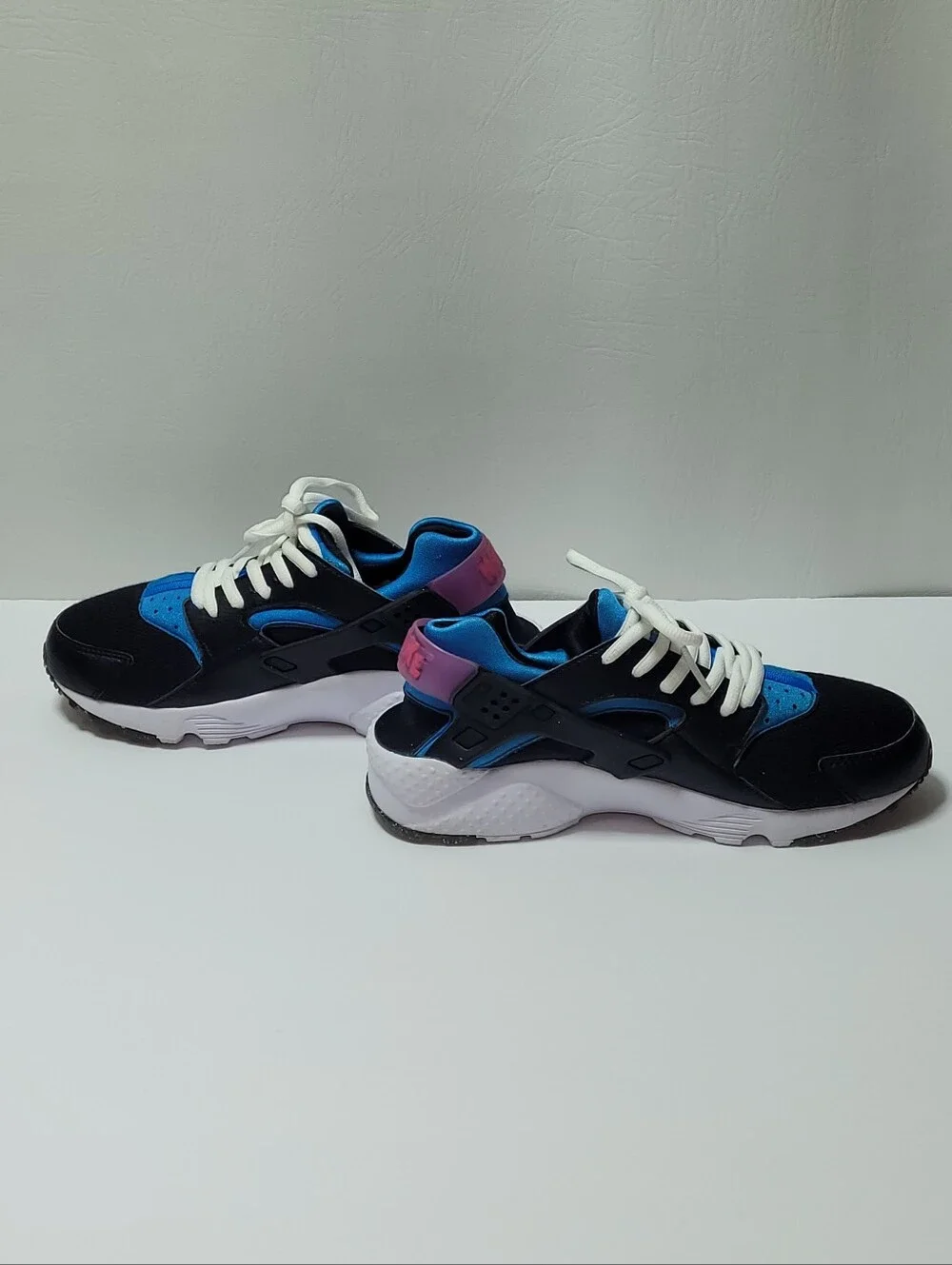 Nike Huarache Run GS 'Black Light Photo Blue' Sneakers,